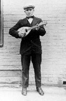 Antonio Palmieri with his mandolin!