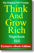 "Think and Grow Rich" by Napoleon Hill by pizzatherapy.com
