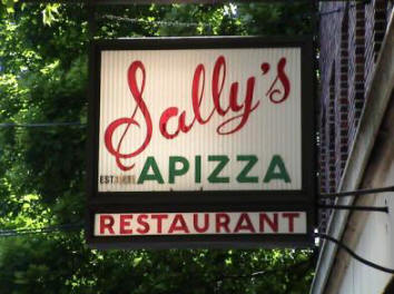 Sally's Apizza, Wooster Street, New Haven Connecticut